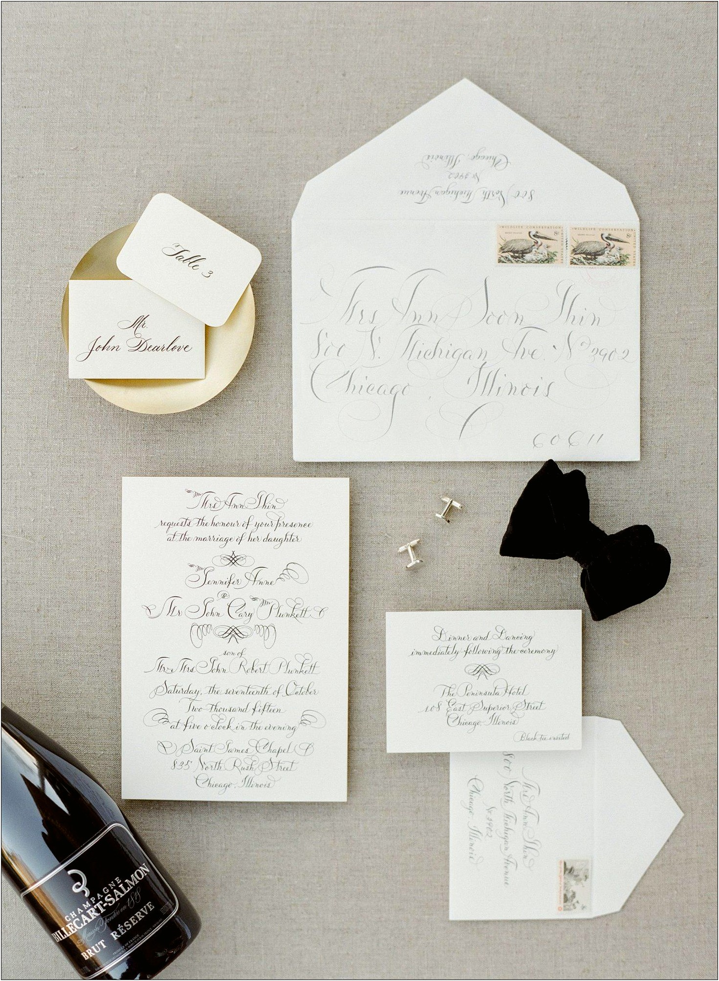 Addressing Wedding Invitations And Guest No Inner Envelope