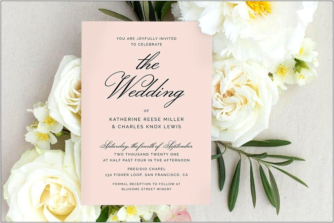 Addressing Wedding Invitations Have To Be Formal