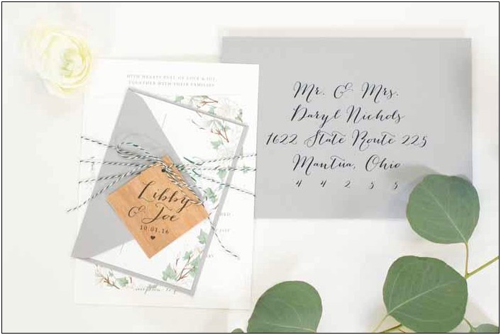 Addressing Wedding Invitations No Inner Envelope And Guest