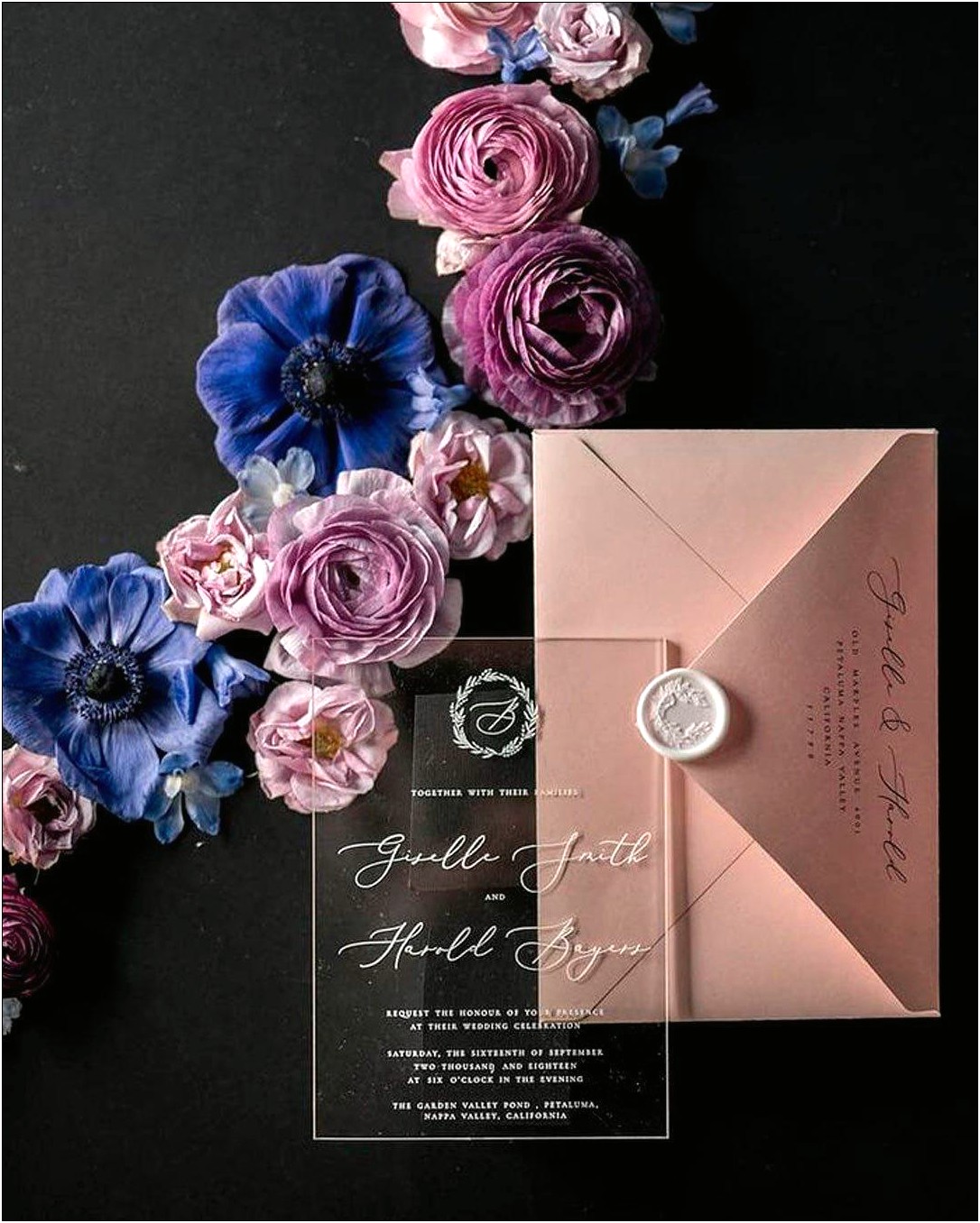 Addressing Wedding Invitations That Are Dark In Color
