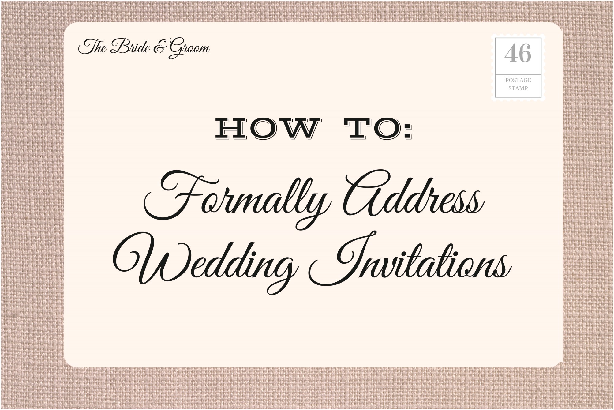 Addressing Wedding Invitations To Military Personnel