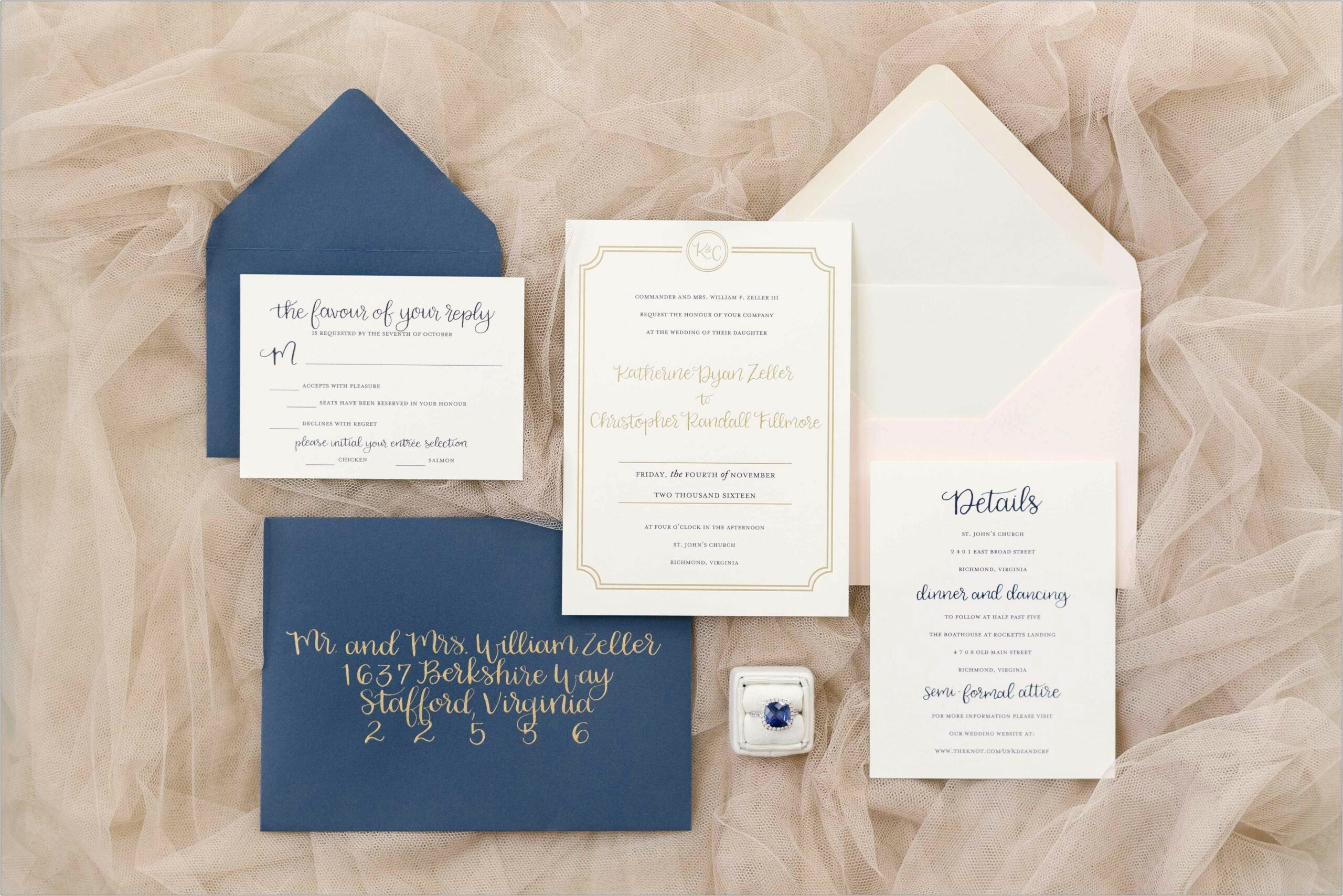 Addressing Wedding Invitations Using Only One Envelope