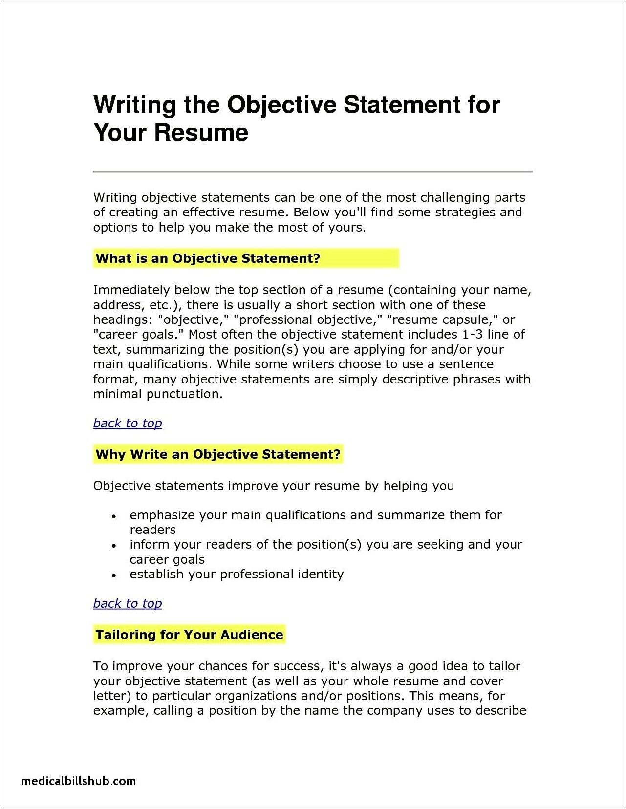 Adjectives To Include In Objective On Resume