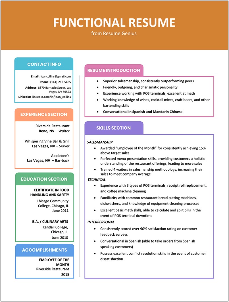 Administrative Assistant Functional Resume Samples 2019