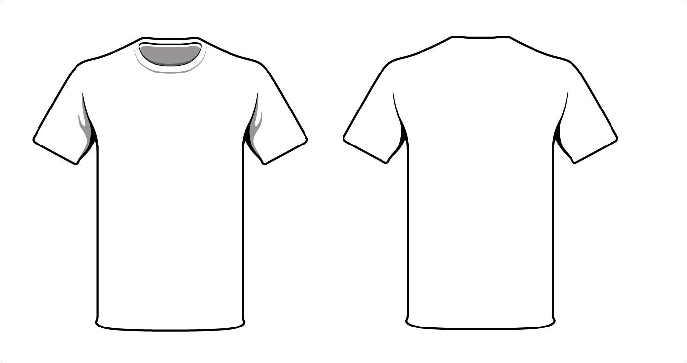 Adobe Illustrator Blank Tshirt Template Download