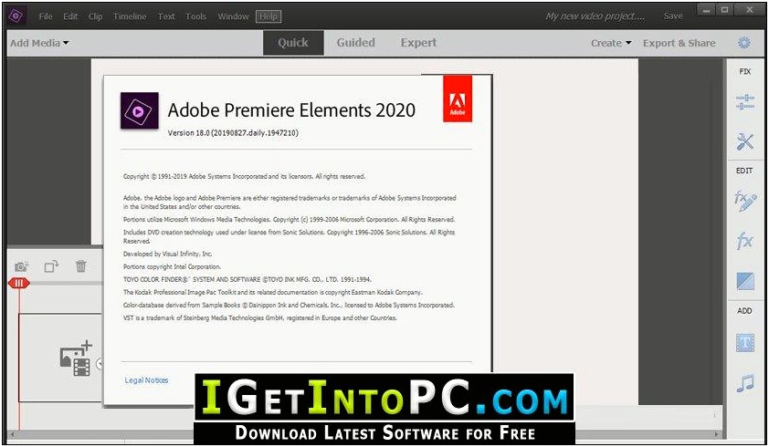 Adobe Premiere Elements 7 Templates Download