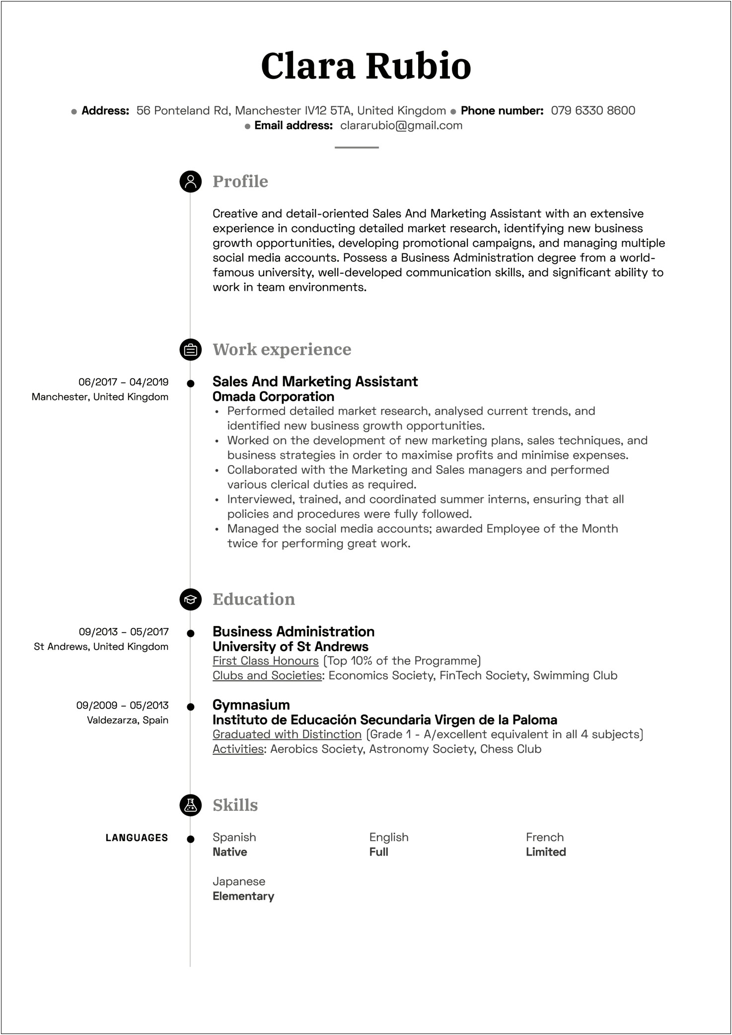 Advertising Sales Assistant Job Description Resume