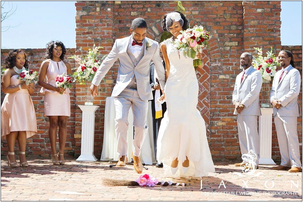 African Wedding Invitation Samples Jumping The Broom