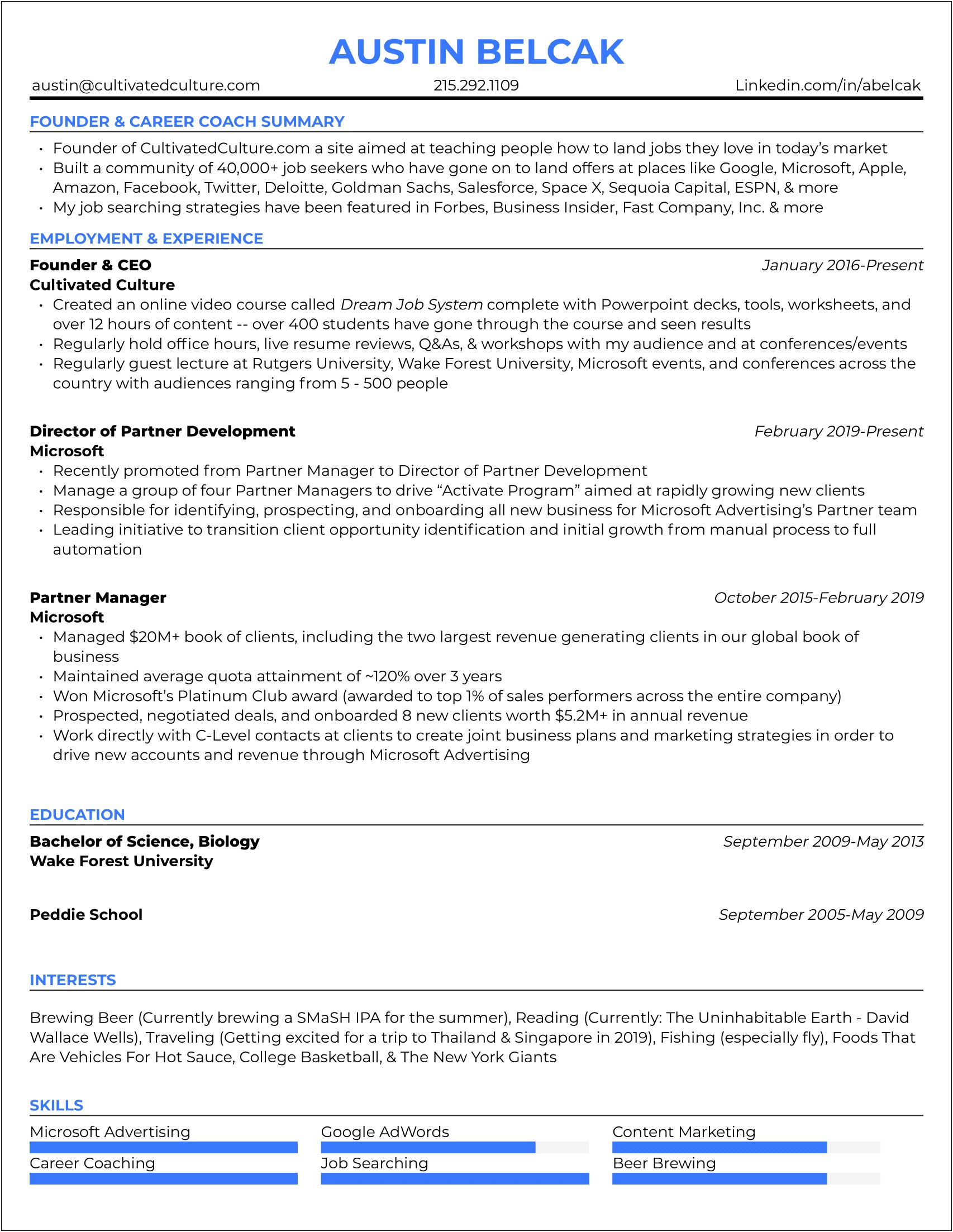 Alternative Words For Client In Resume