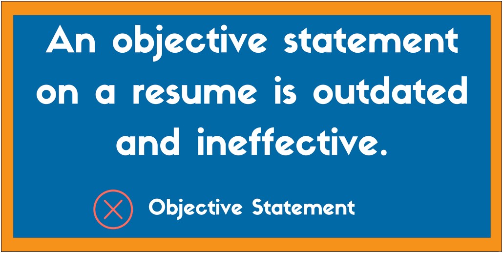 Alternatives To Objective Heading On Resume