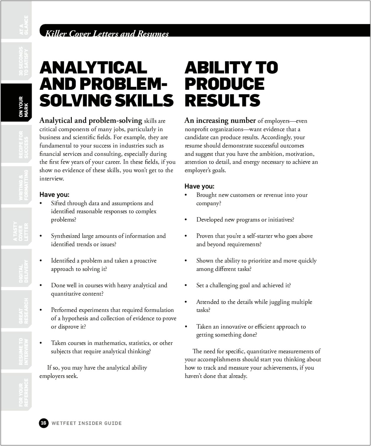 Analytical And Problem Solving Skills Examples Resume
