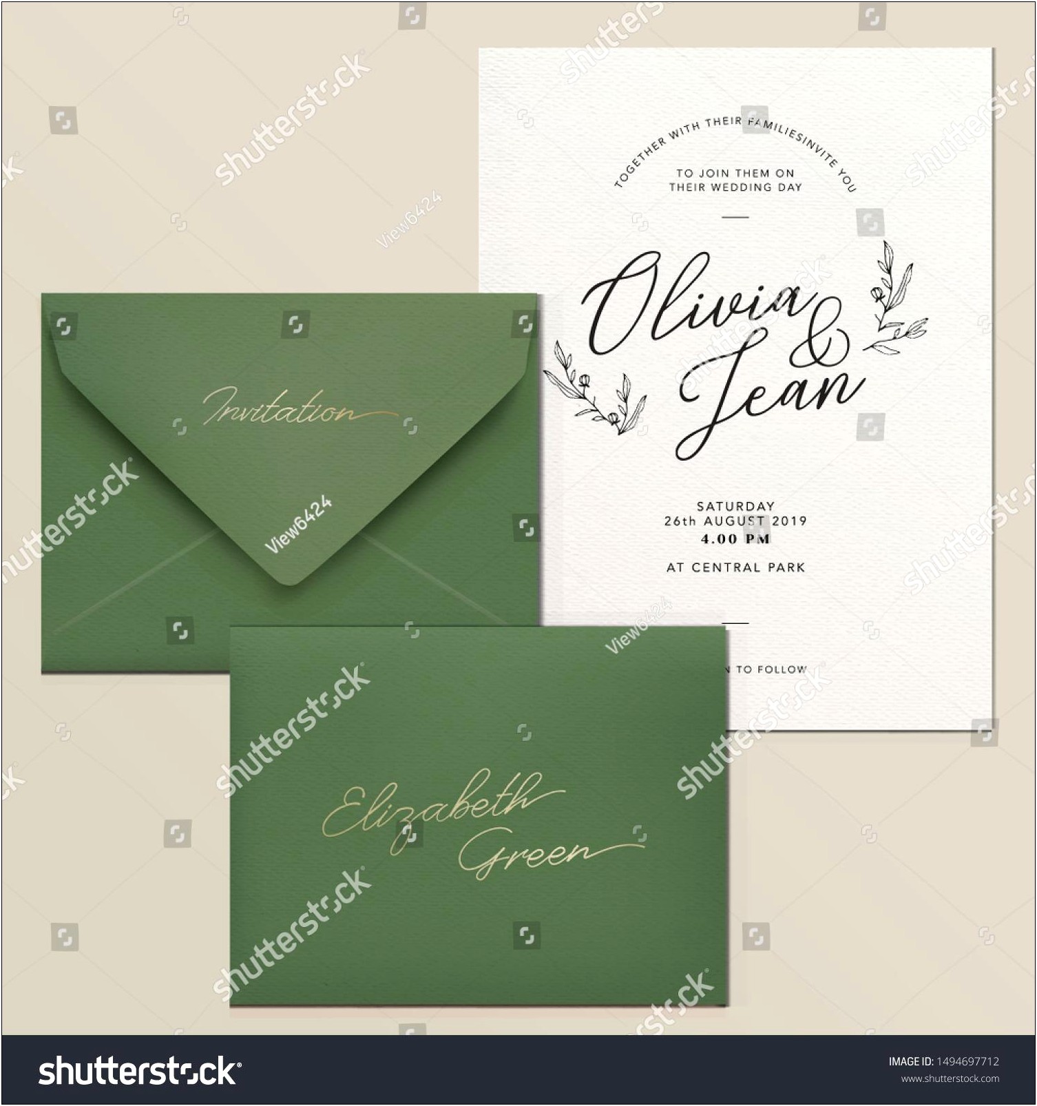 And Or On Wedding Invitation Envelopes