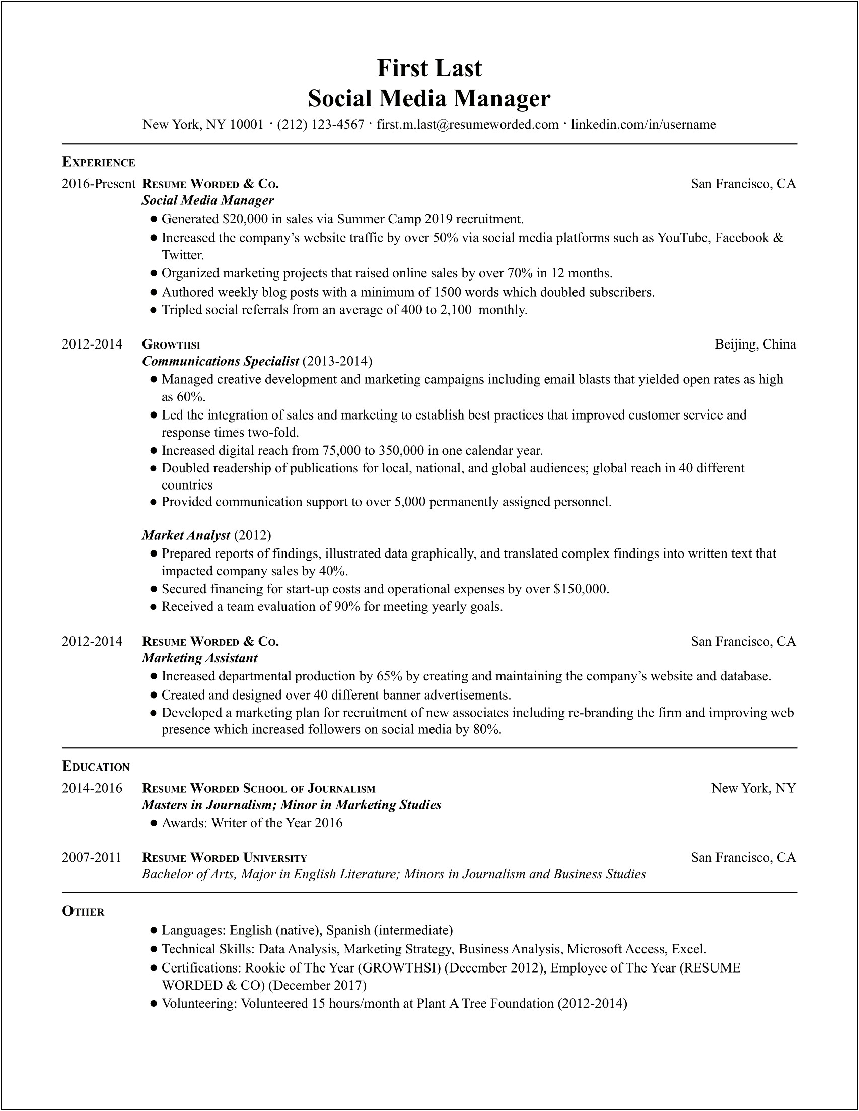 Another Word For Duties And Responsibilities Resume