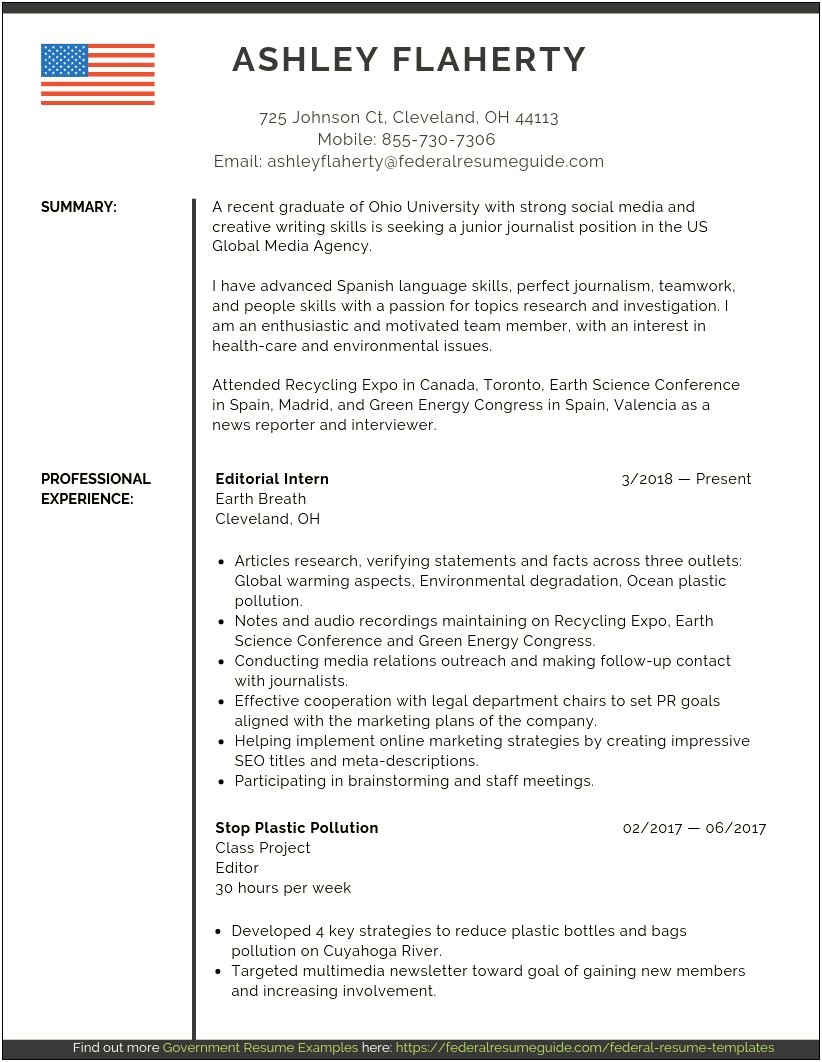 Applying For Internship With No Experience Resume Samples