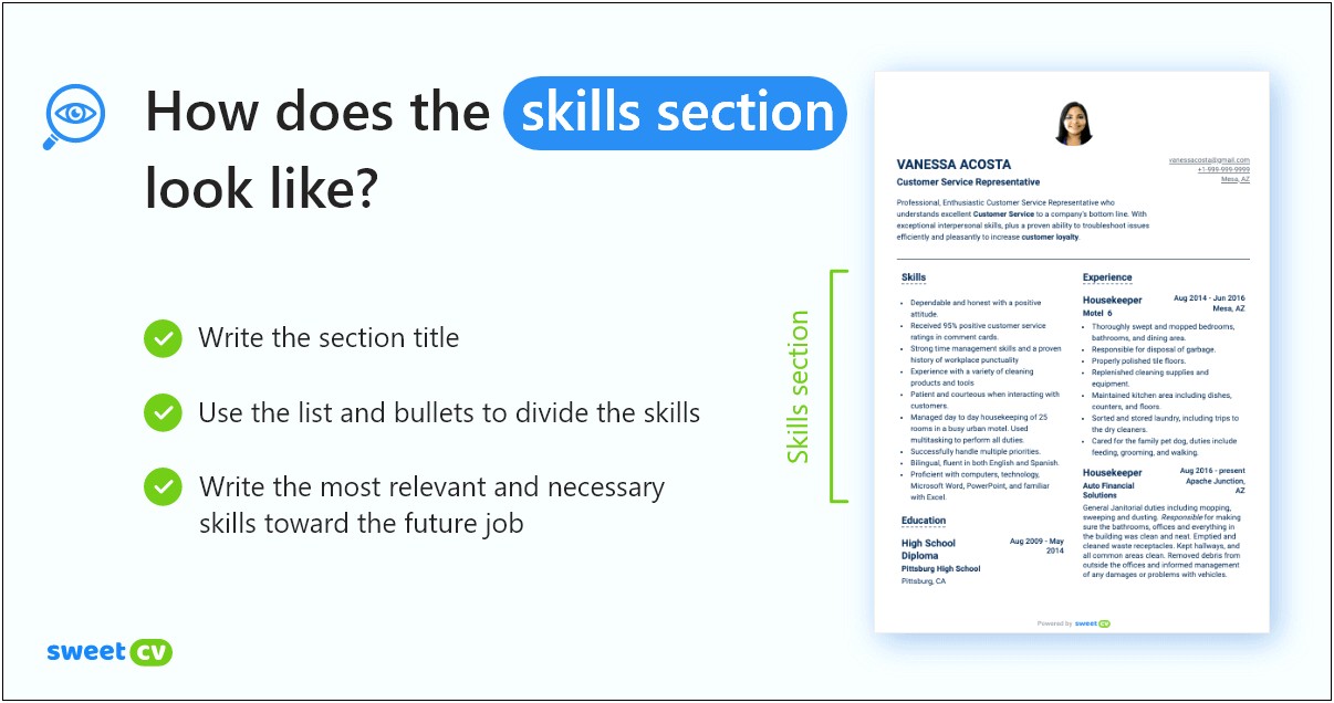 Are Skills Sections Need On A Resume