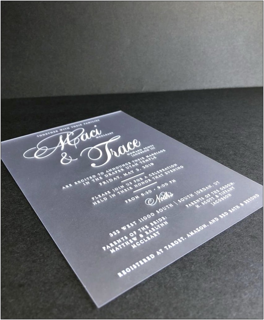 Are The Wedding Invitations At Staples On Cardstock