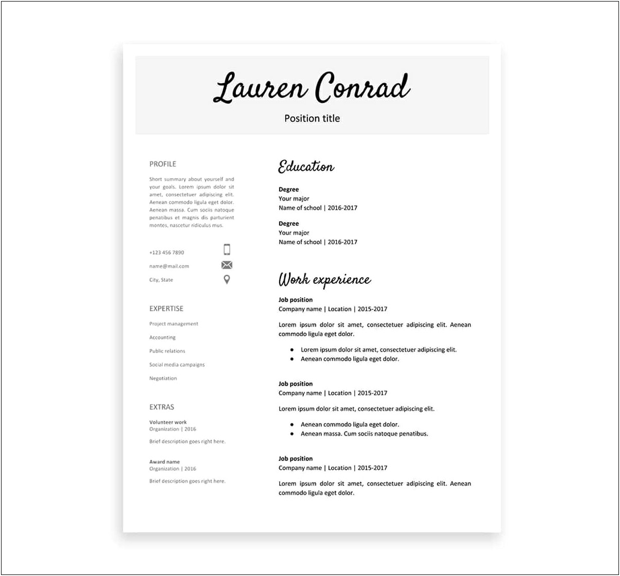 Are There Resume Templates In Google Docs