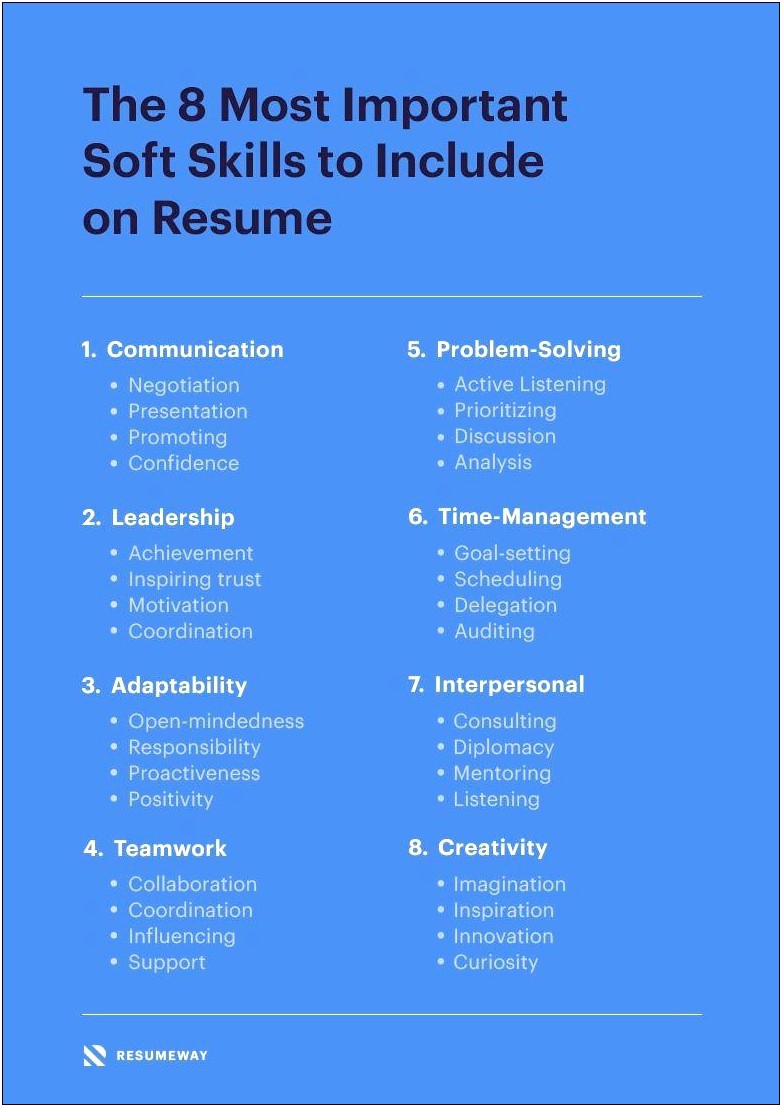 Areas Of Expertise To Put On A Resume