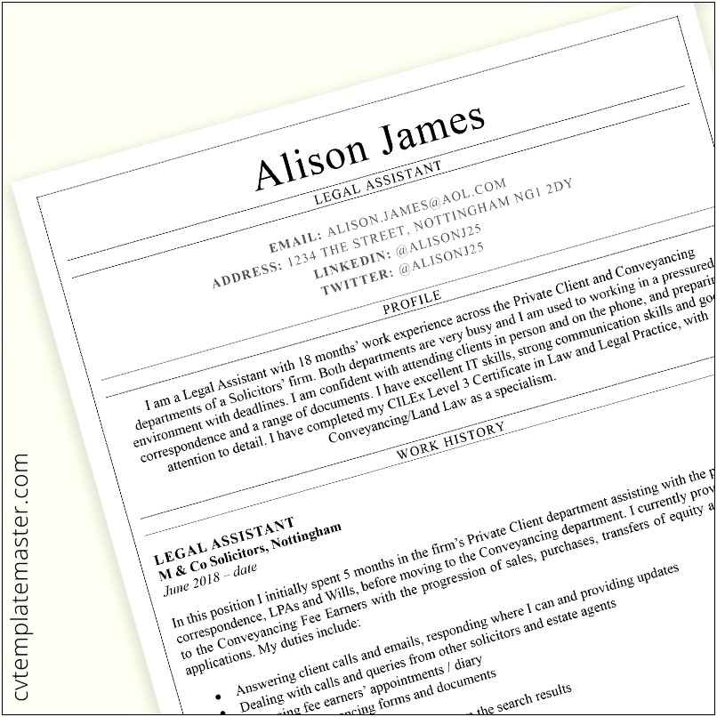 Ats Friendly Resume Template Free 2018