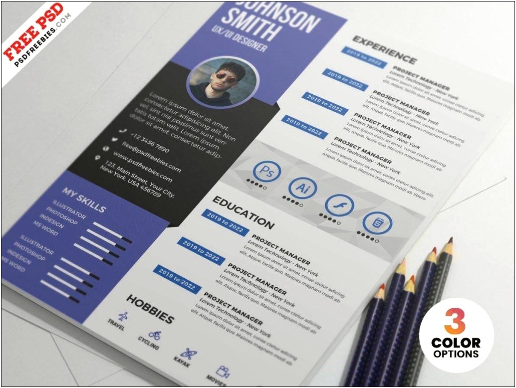 Attractive Resume Templates Free Download 2019