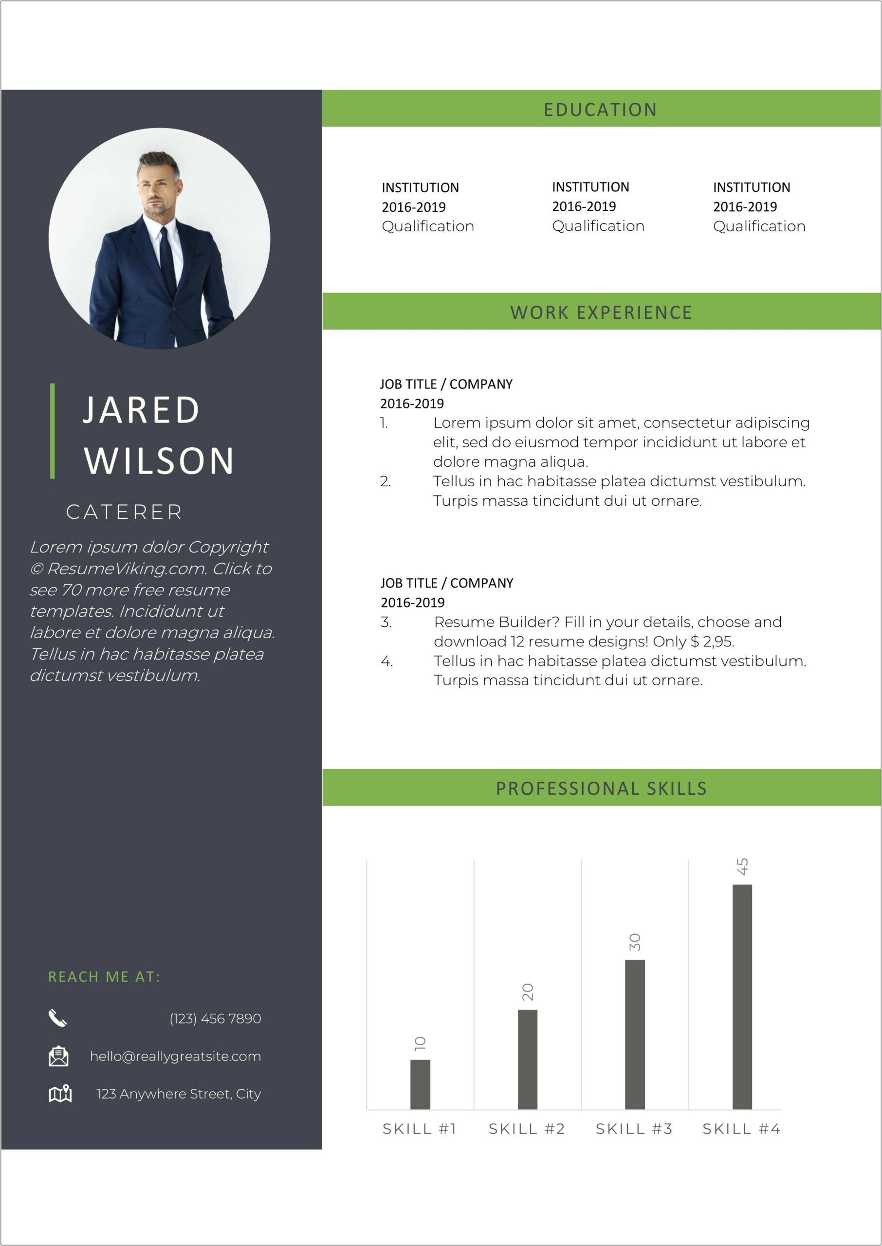 Attractive Resume Templates Free Download Pdf