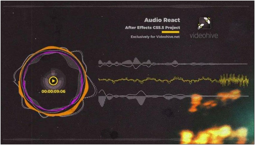 Audio React After Effects Template Download