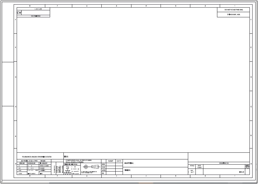 Autocad 2010 Title Block Template Download