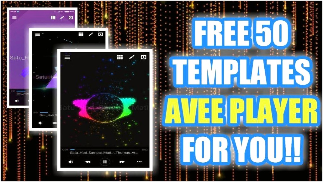 Avee Player Template Apk Download 2019