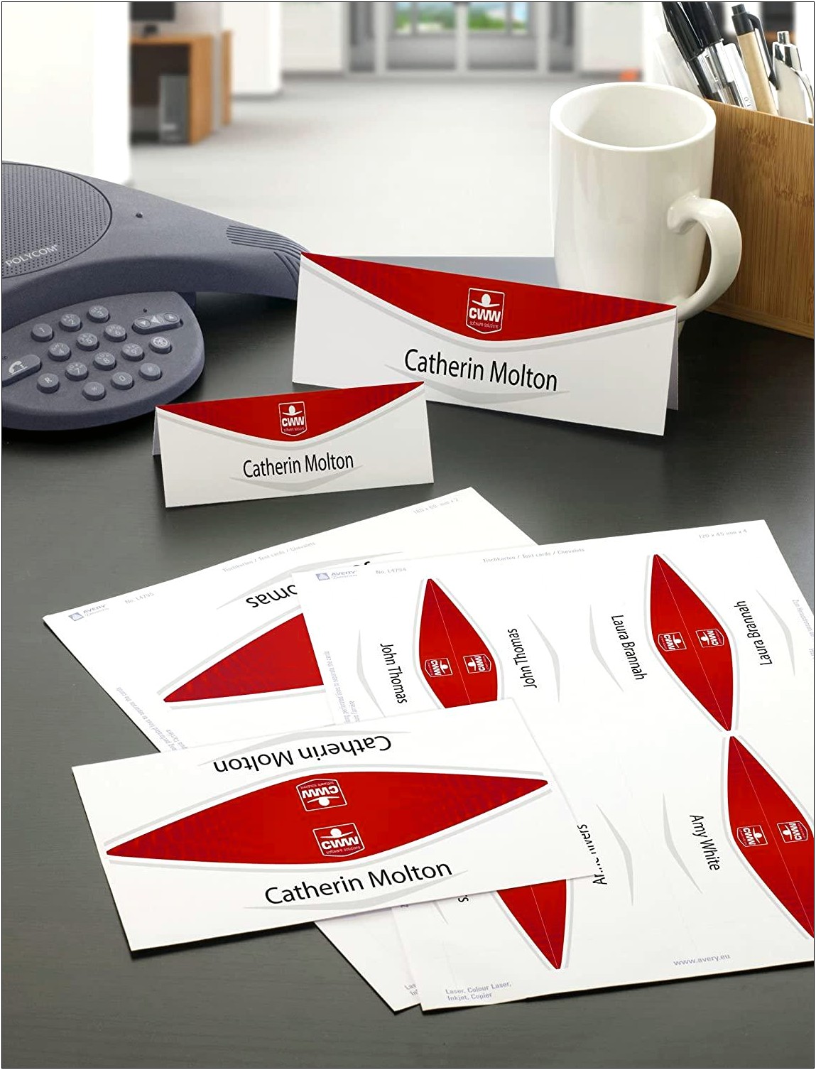Avery 5309 Tent Cards Template Download