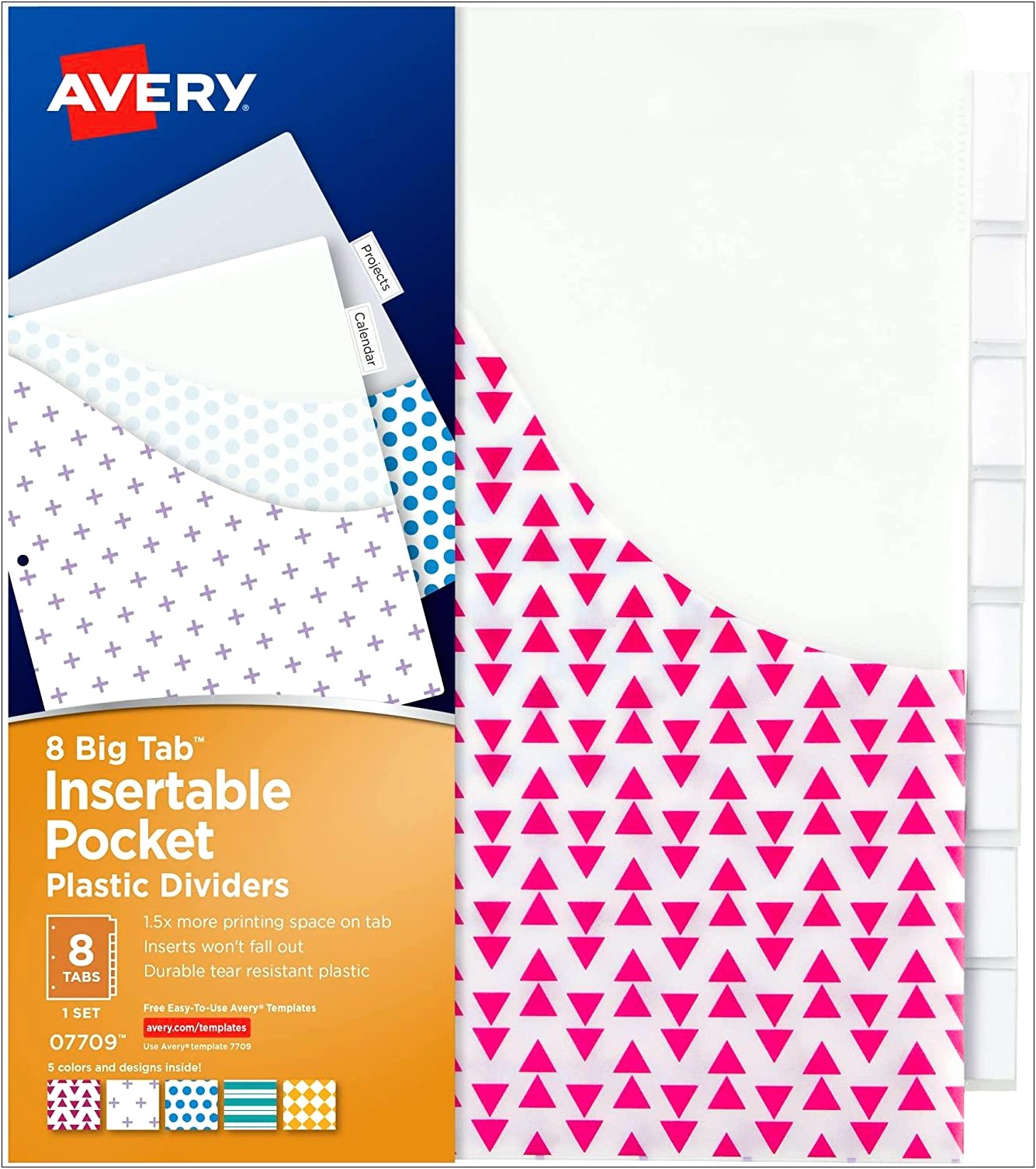 Avery Download Template Big Tab Inserts For Dividers