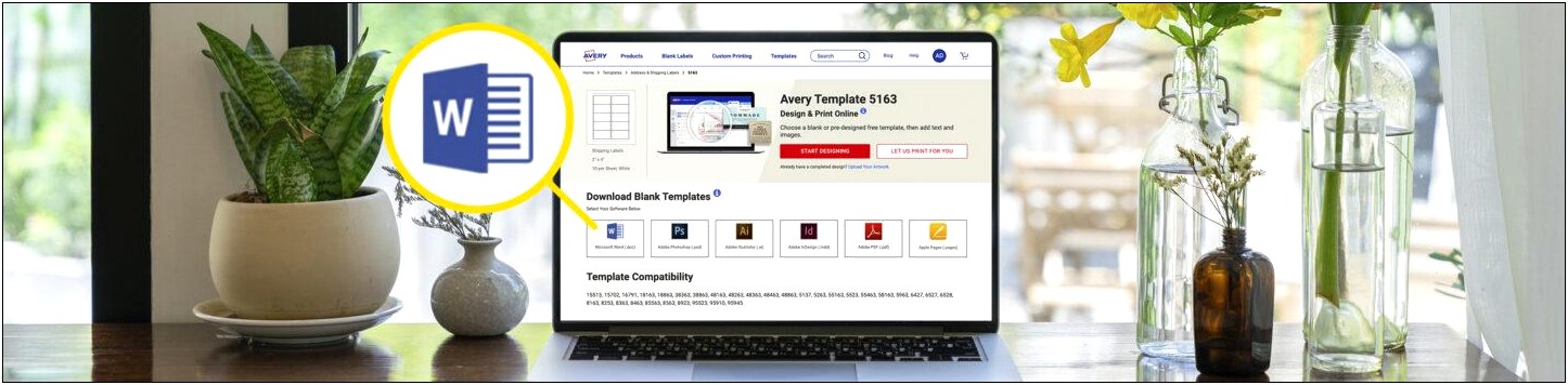 Avery Download Template For Word 2016