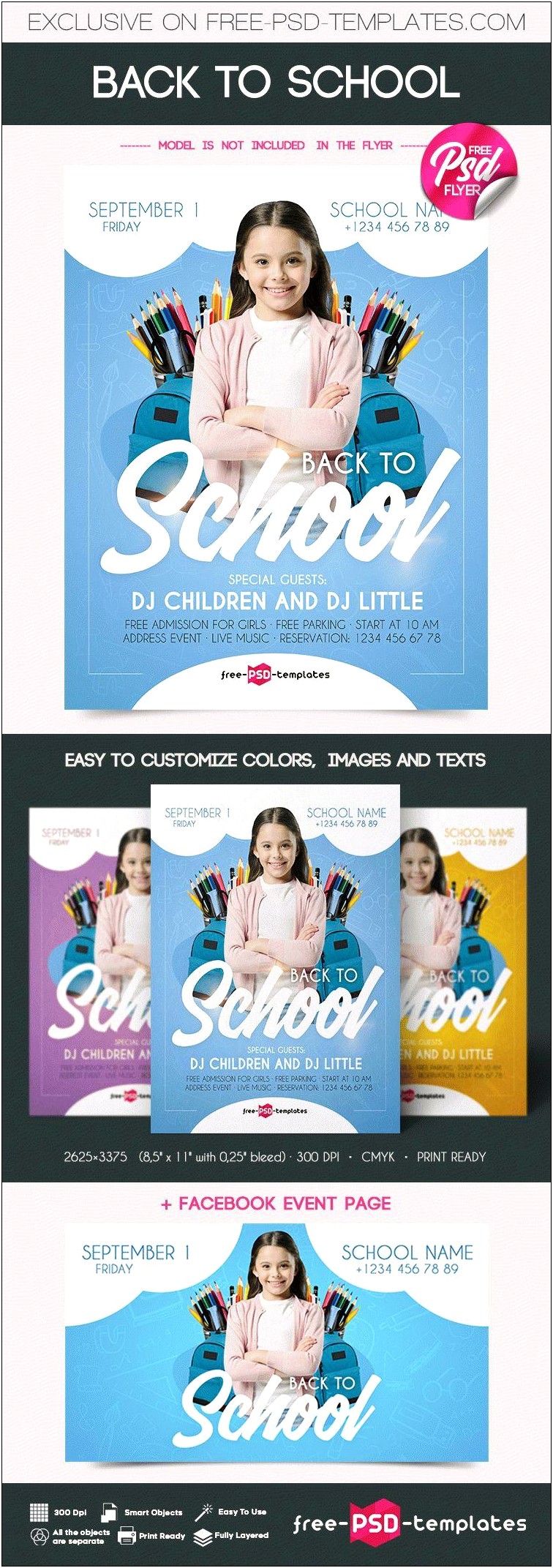 Back To School Flyer Template Download