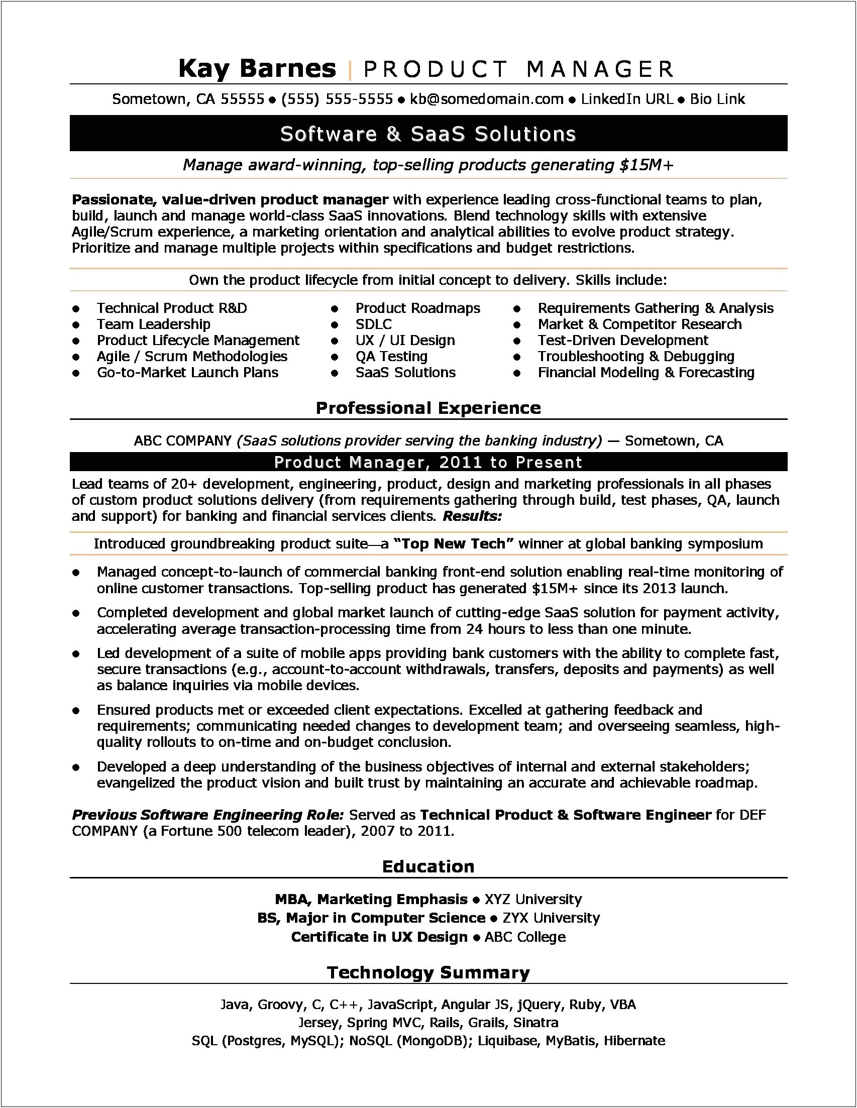 Banking Center Manager Job Description For Resume