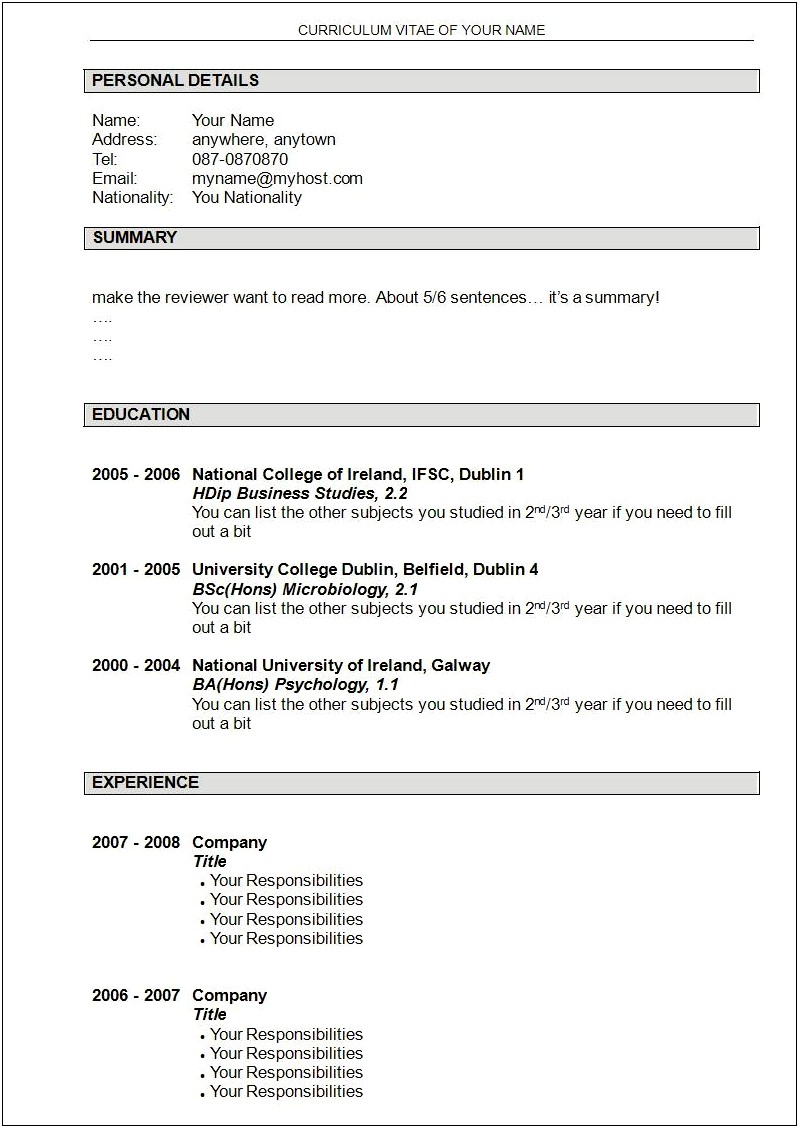 Bay Area Quality Assurance Resume Samples 2018