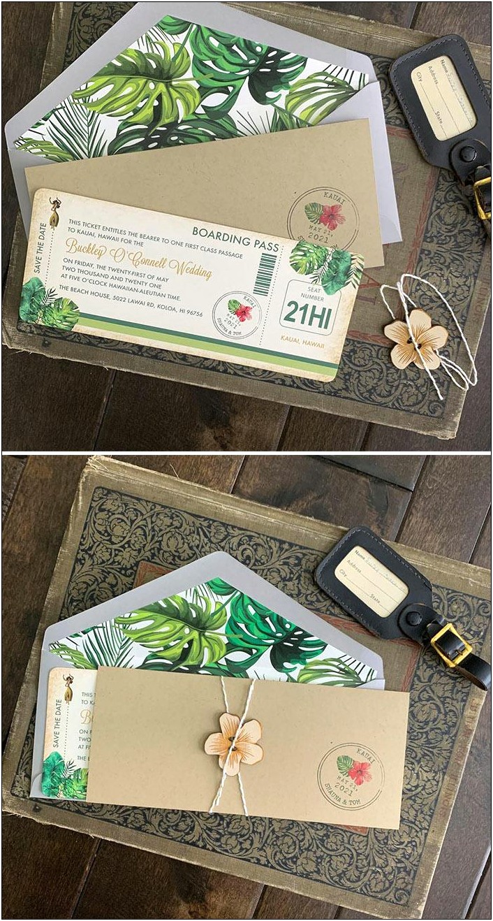 Beach Wedding Invitations And Save The Dates