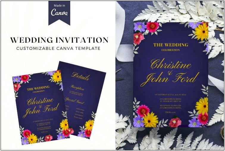 Beauty And The Beast Wedding Invitations Photoshop