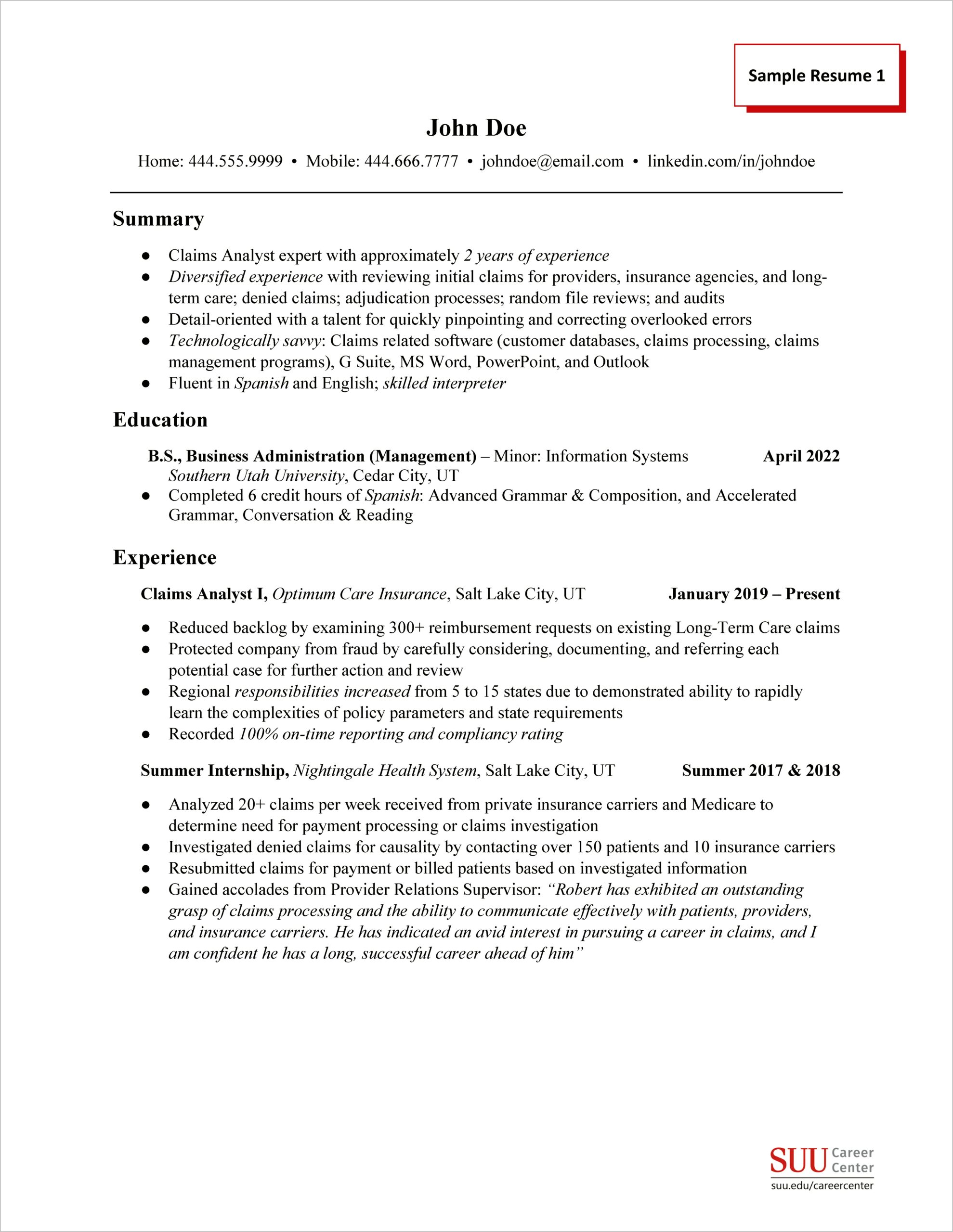 Berkeley Career Center Resume And Cover Letter