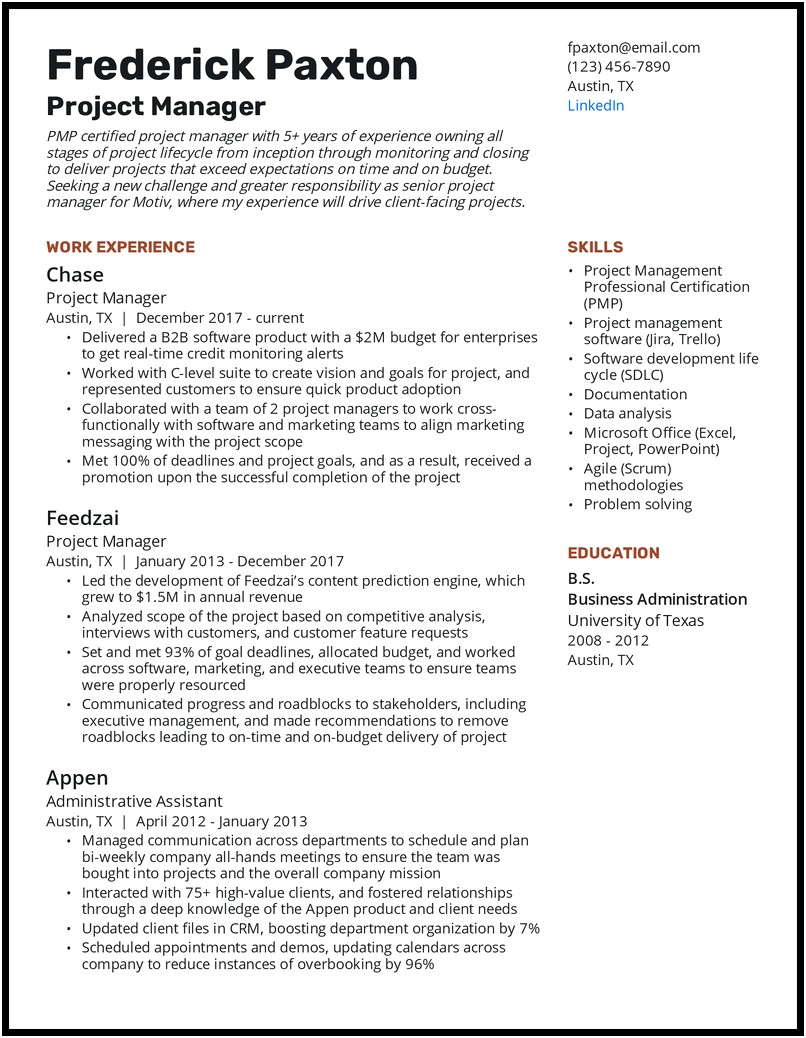 Best Assistant Project Manager Resume Samples