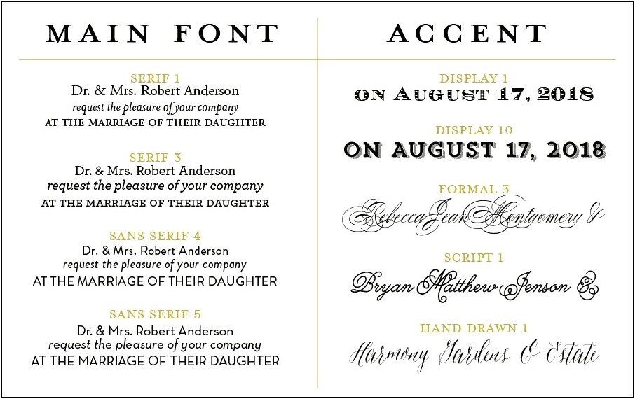 Best Capital Fonts For Wedding Invitations