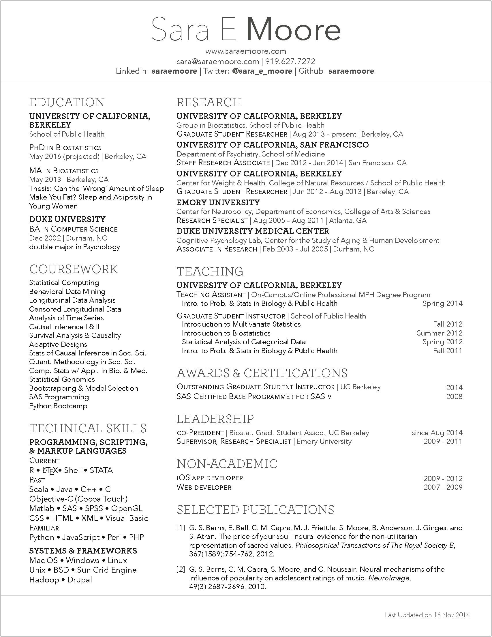 Best Font For A Resume 2016