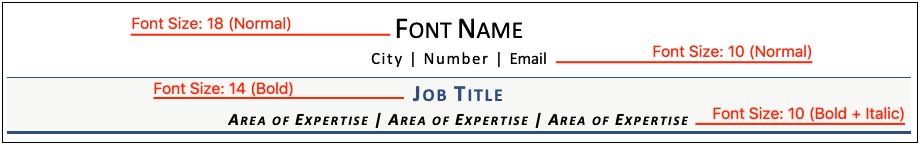 Best Font Size For Engineer Resume