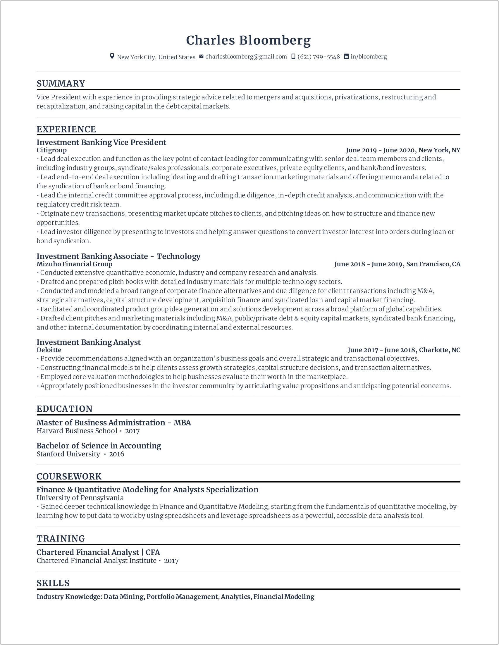 Best Free Resume Templates For Ats 2018