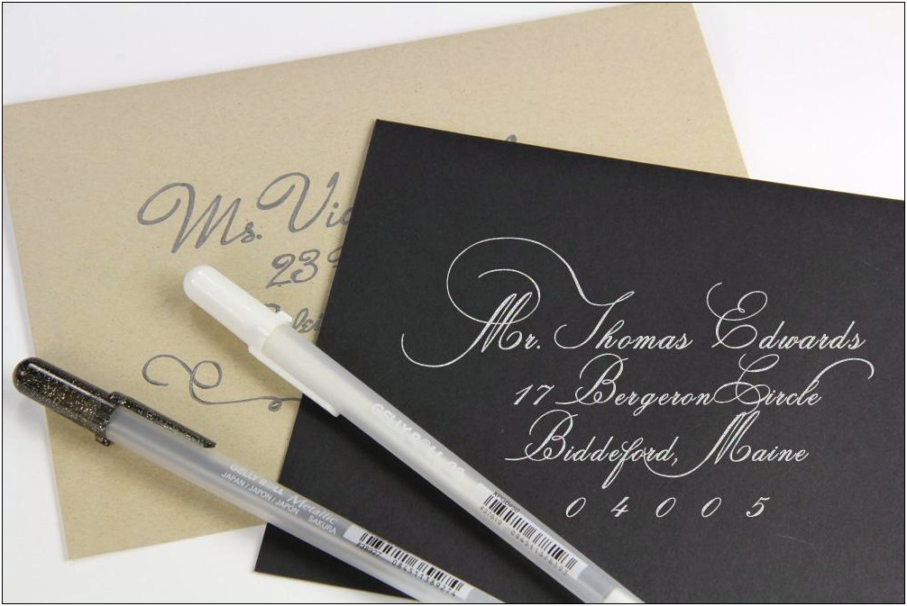 Best Kind Of Pens To Address Wedding Invitations