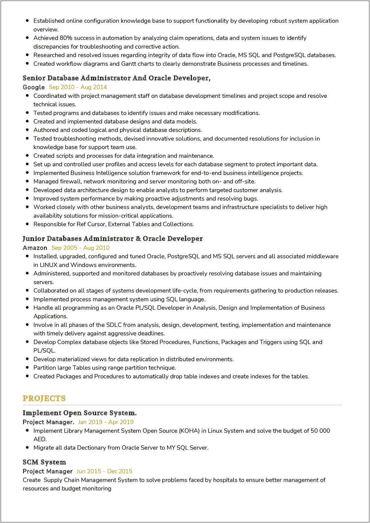 Best Looking Resume Template For 2019 Logistics Analyst