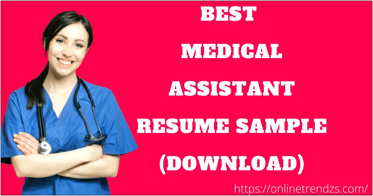 Best Objective For Medical Assistant Resume