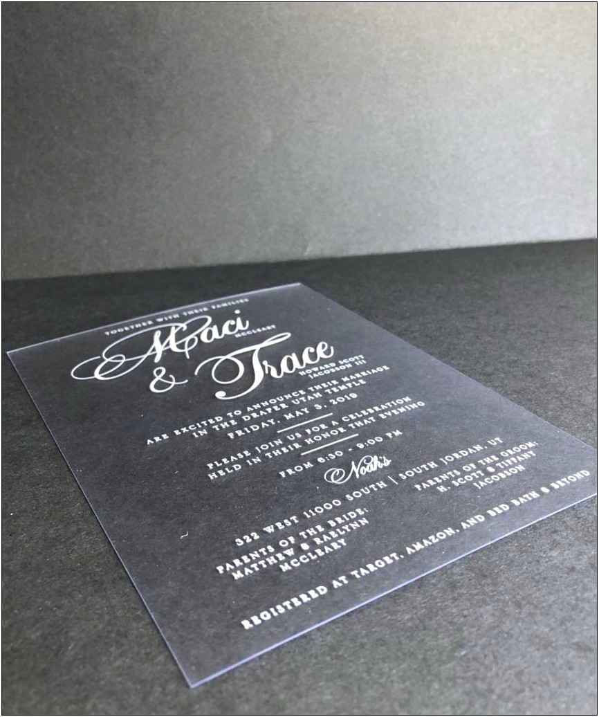 Best Paper For Wedding Invitations Topography