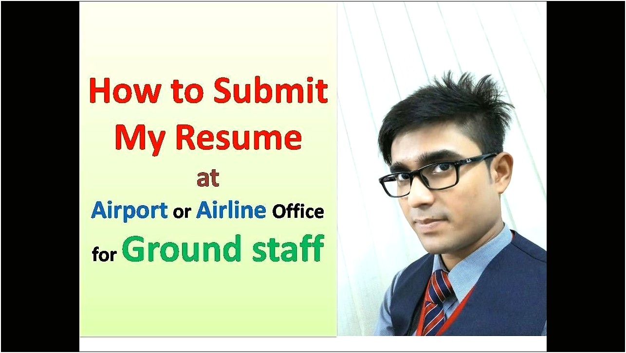 Best Resume For Airline Ground Staff