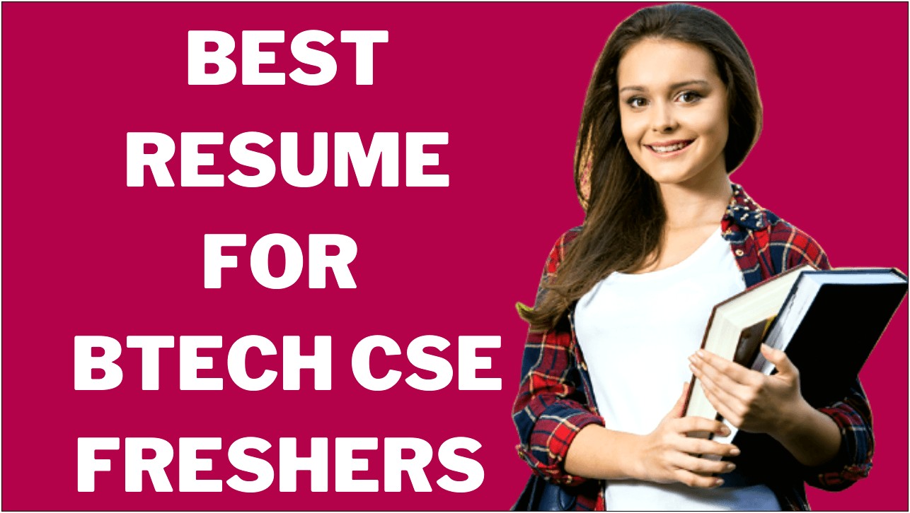 Best Resume For Btech Cse Students