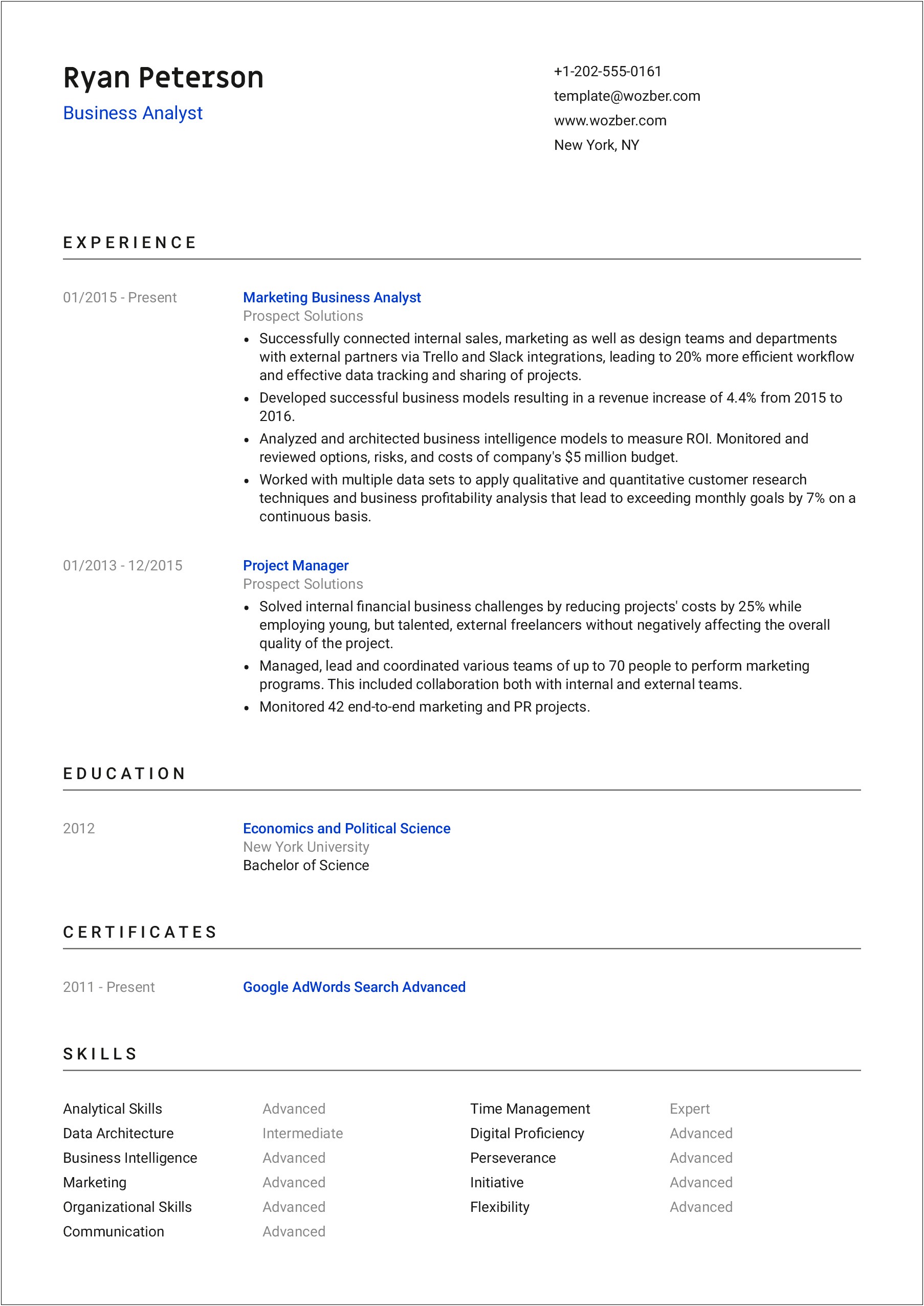 Best Resume Format For Applicant Tracking Systems