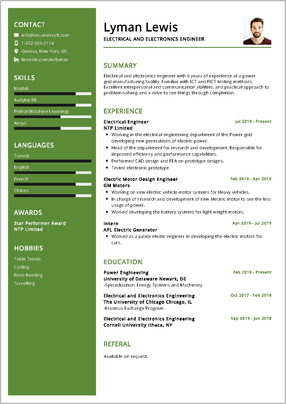 Best Resume Format For Experienced Electronics Engineers
